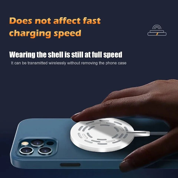 30W MagSafe Magnetic Wireless Charger for iPhone 16/15/14/13/12/11/X/XR/XS/8/7 Fast Type-C Charging Cable