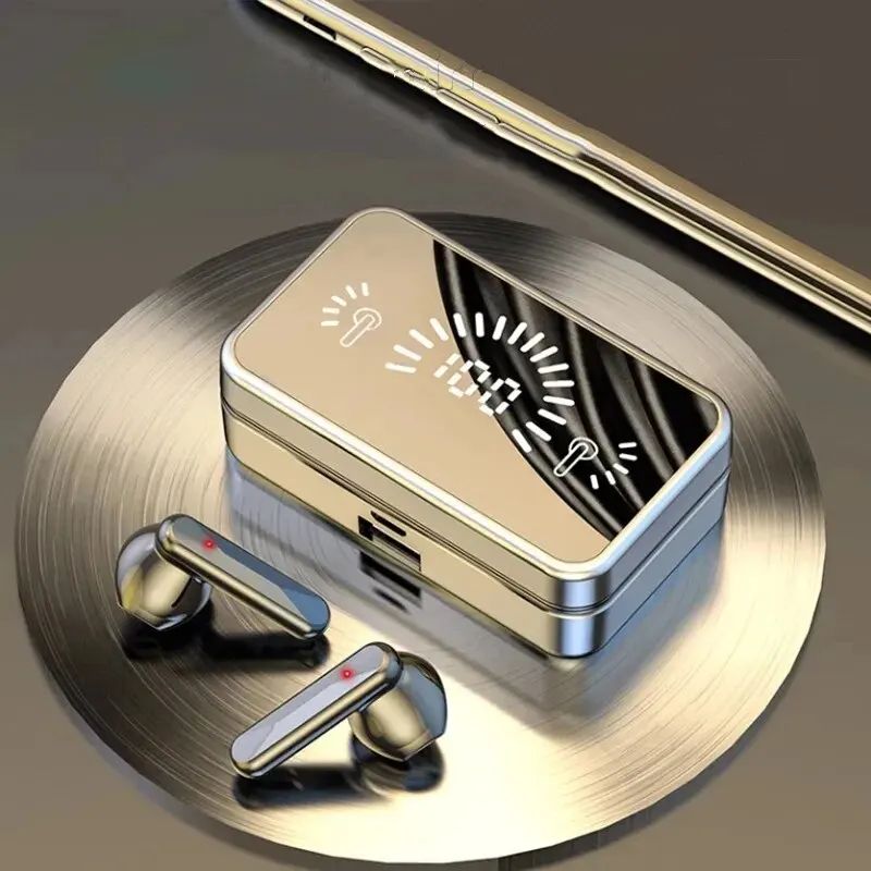 S20 Mirror Display Wireless Earbuds (Black)