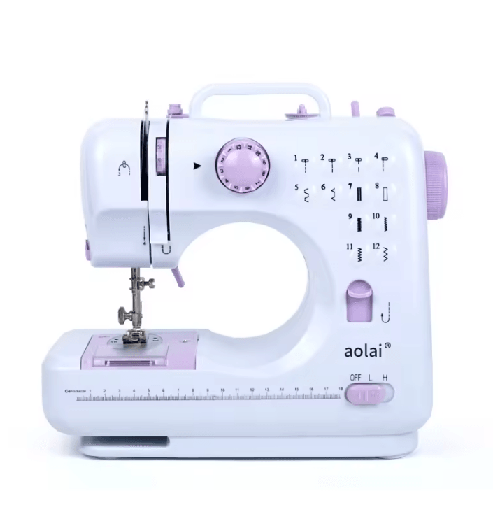 Household Electric Sewing Machine with Lock Stitch and Pedal Control