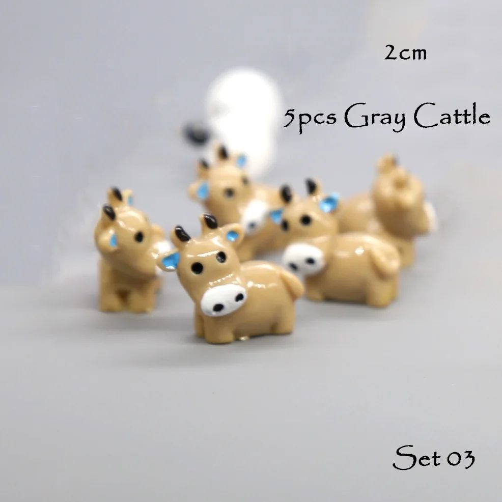Mini Animal Fairy Garden Figurines Set