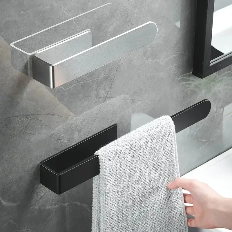Bathroom Towel Rack, Non-punched Self-adhesive Towel Rack, Kitchen Hand Towel Rack, Household Organizer