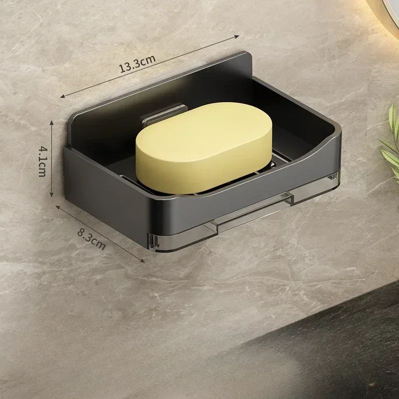 No-Drill Wall Mounted Soap & Sponge Holder