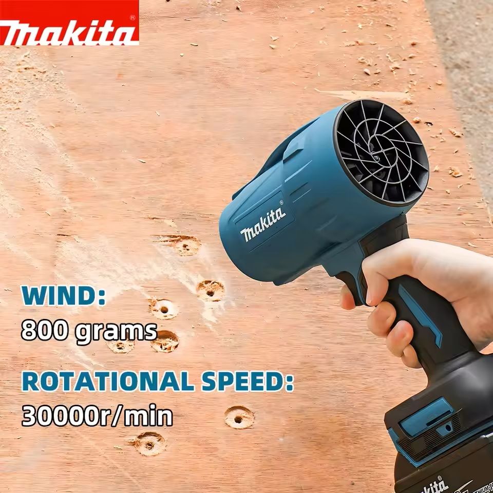 Rechargeable Turbo Jet Air Duster Blower with LED for Car and Electronics Cleaning
