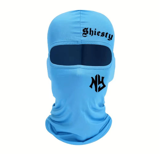 Letter Print Balaclava Face Mask Windproof and Sun Protection Cycling Hat Unisex