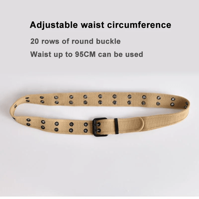 Mens Tactical Canvas Belt Military Nylon Webbing Casual Sports Belt