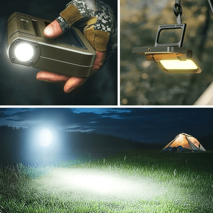 LumenPro 2000LM Rechargeable Camping Lantern Waterproof Outdoor Hang Light