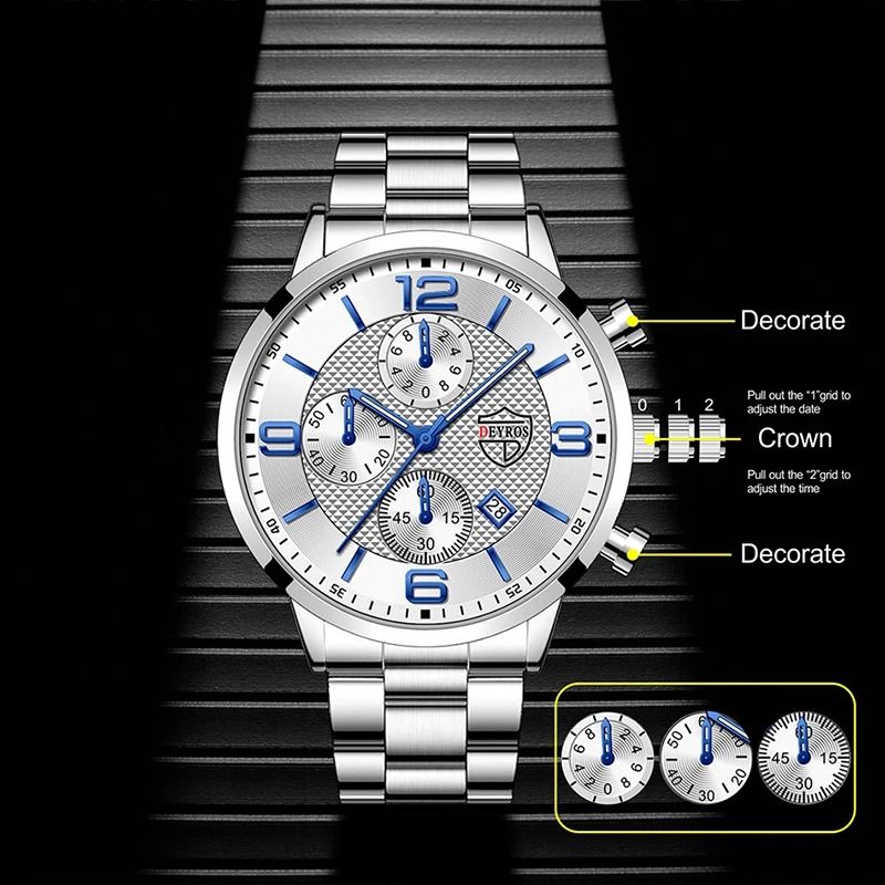 Sleek Classic Mens Wristwatch