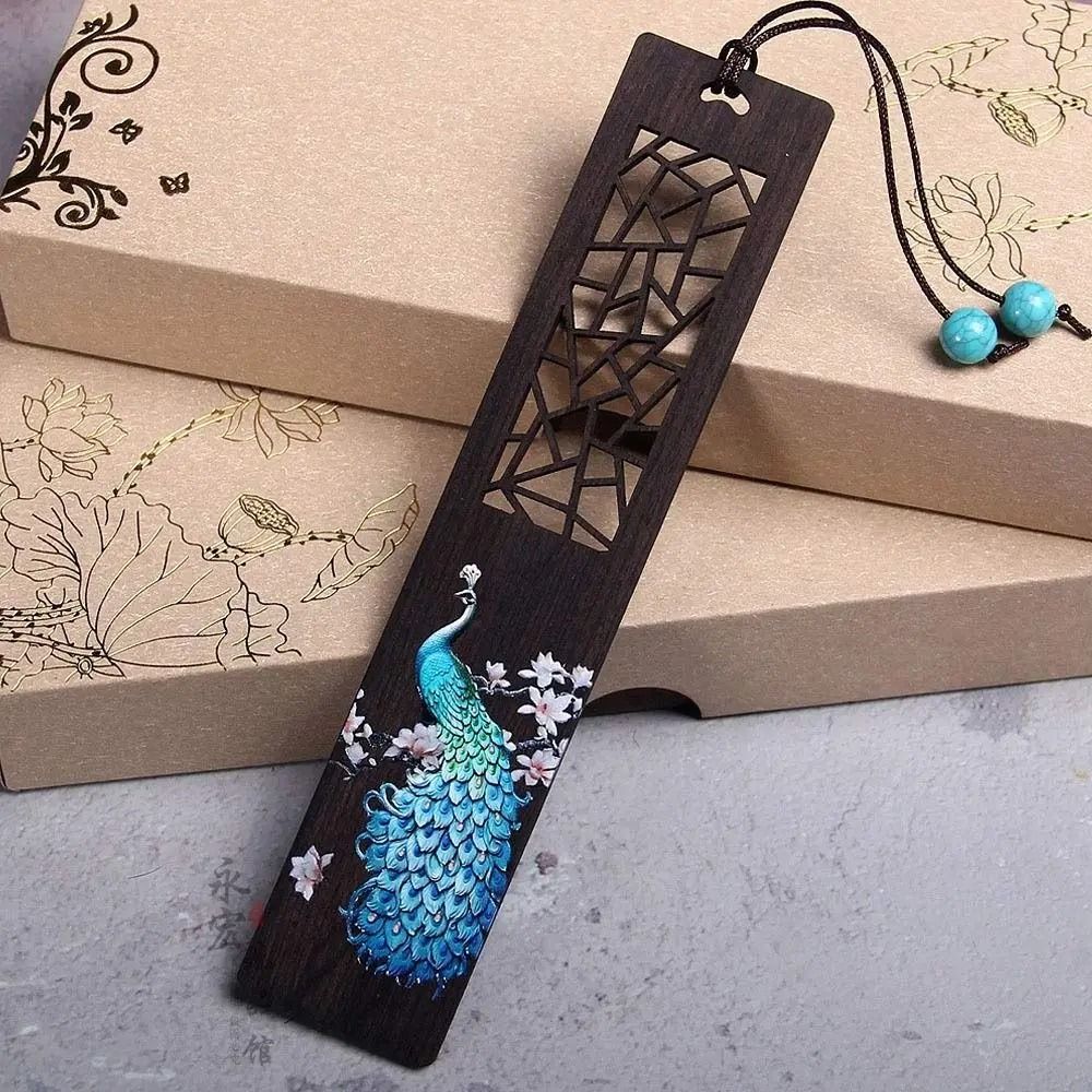 Artisan Ebony Carving Bookmark | High-Fidelity Retro Chinese Pagination & Professional Learning Gallery