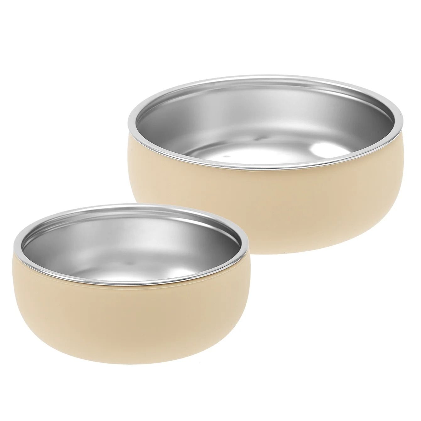 Double Layer Stainless Steel Pediatric Feeding Bowl Set