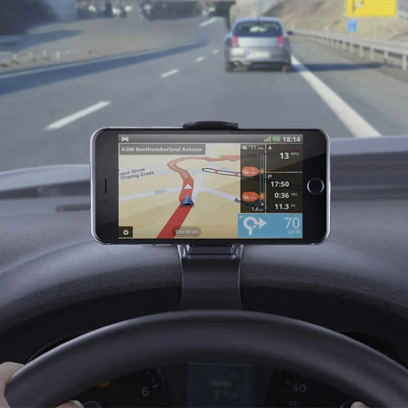 GPS Navigation Car Phone Holder, Universal Dashboard Phone Holder, Mobile Clip, Fold Holder Mount Stand Bracket