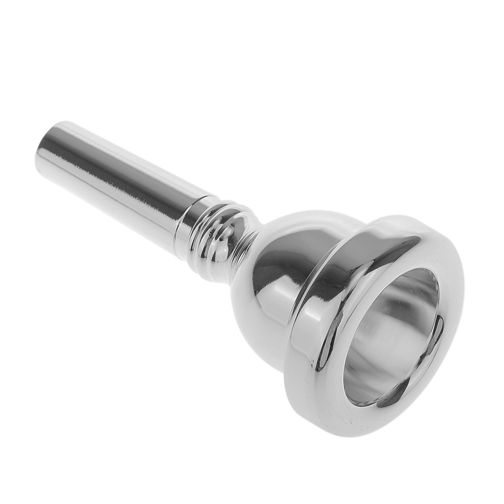 Professional Alto Trombone Mouthpiece Nickel Plated Brass for Smooth Tone and Easy Control