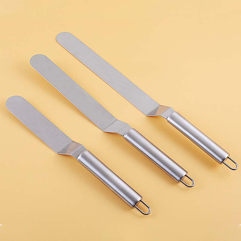 Stainless Steel Baking Pastry Tools, Portable Cream Spatula, Cake Butter Kitchen Pastry Cake Decoration Tools, Kitchen