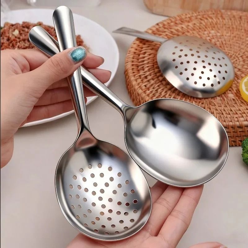 ServePro Stainless Steel Soup Ladle with Heat Insulated Handle