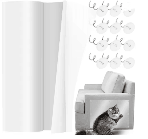 ClearGuard Cat Scratch Deterrent Tape Furniture Protection Film
