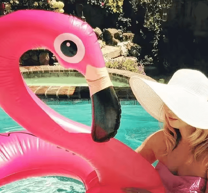 Flamingo Float Deluxe Pool Ring
