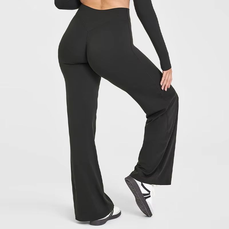 ButterSoft Women's Straight-Leg Yoga Pants – Mid-Waist Active & Lounge Trousers
