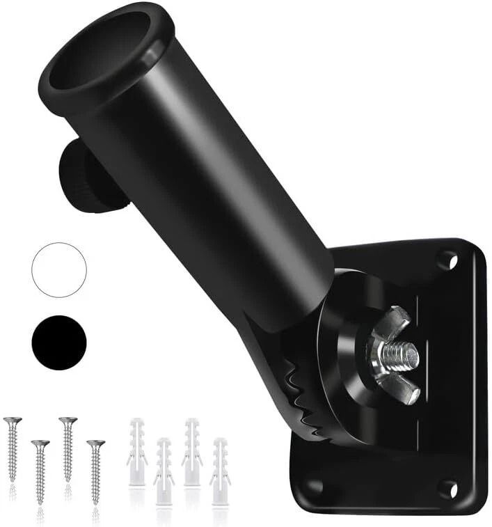Adjustable Aluminum Flag Pole Holder for Outdoor Use Multi Position Bracket Mount