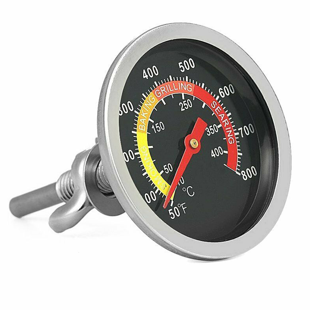 Barbecue Thermometer, Smoker Grill Temperature Gauge, BBQ Food Probe