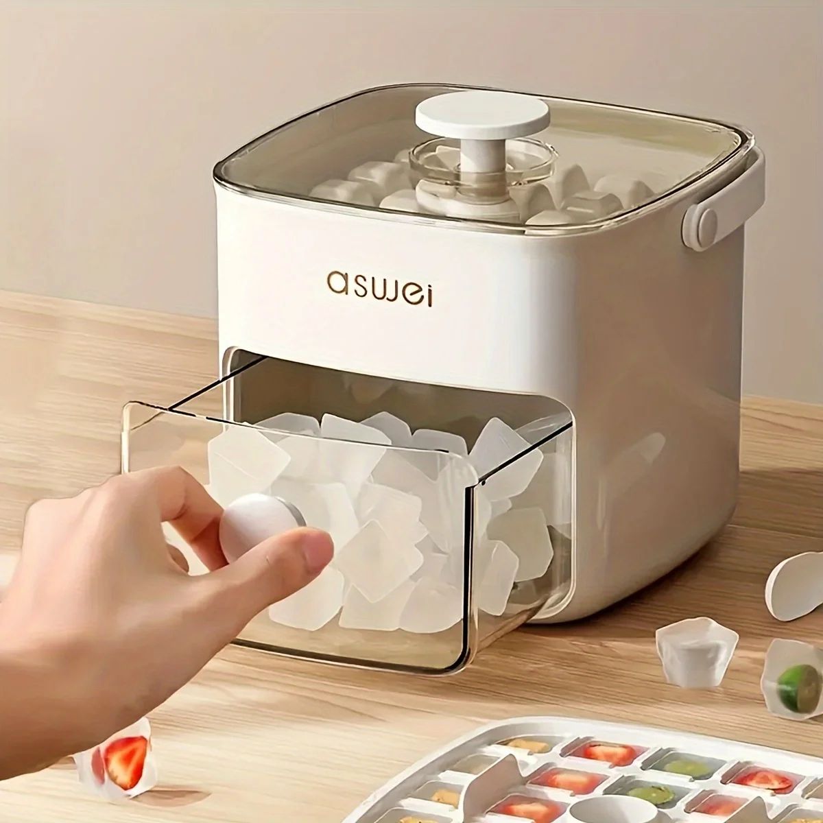 Extra Large Ice Cube Maker Tray 48 Grid