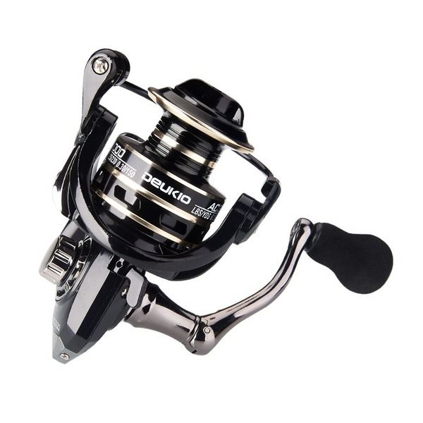 Premium Metal Spinning Fishing Reel, Freshwater Saltwater, Left Right Hand Reel, Smooth Action & Durability