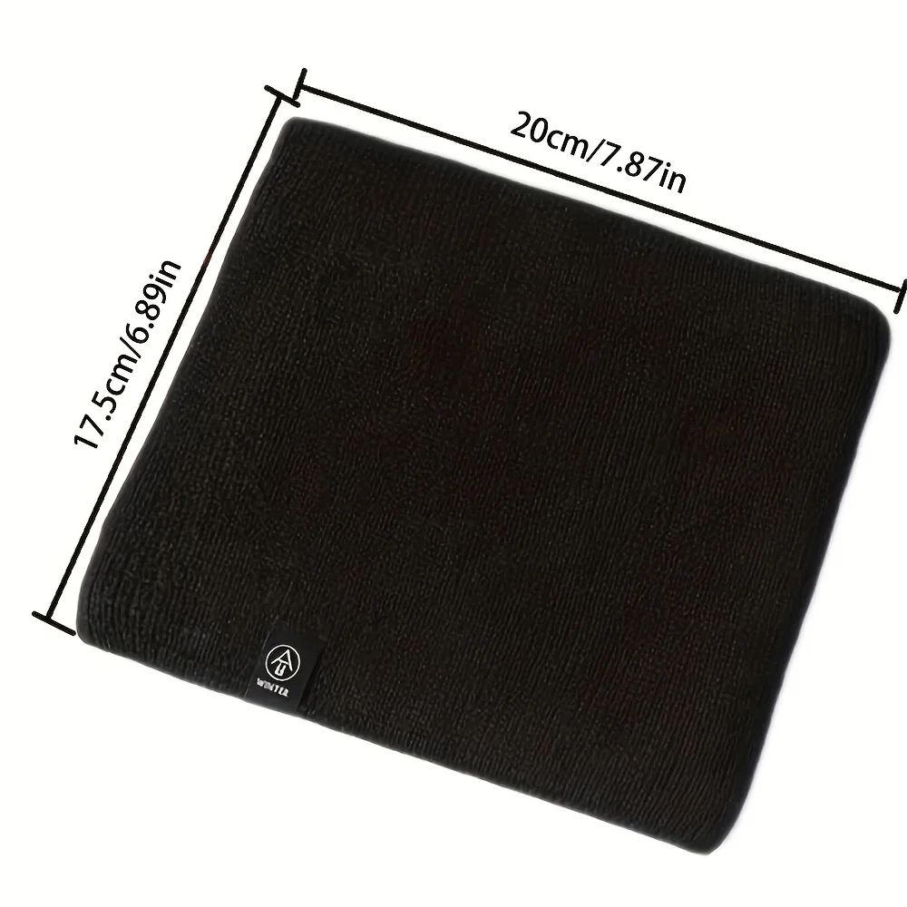 Winter Knit Scarf with Integrated Mask – Thickened Polyester Neck Gaiter for Warmth and Outdoor Sports