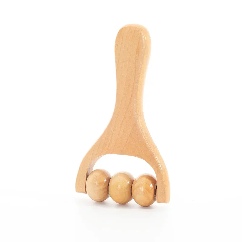 Acupoint Foot Massager, Mini Wooden Roller Massager, Neck Shoulder Leg Hand Massage Tool, Relaxation and Muscle
