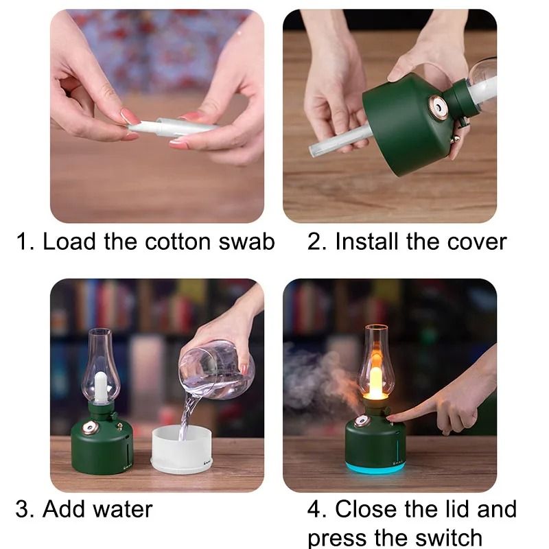 Time Lamp Humidifier and Aromatherapy Diffuser