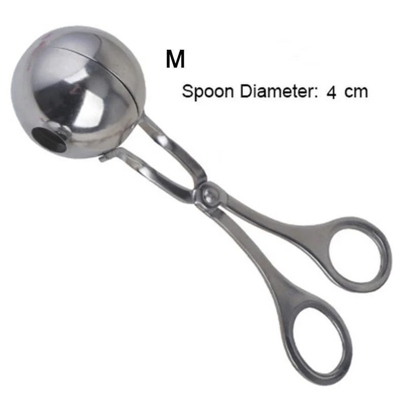 Stainless Steel Meatball & Rice Ball Maker – Non-Stick Handheld Shaping Tool