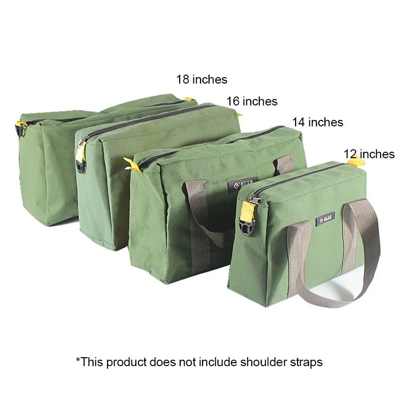 Heavy-Duty Canvas Waterproof Tool Carry Bag