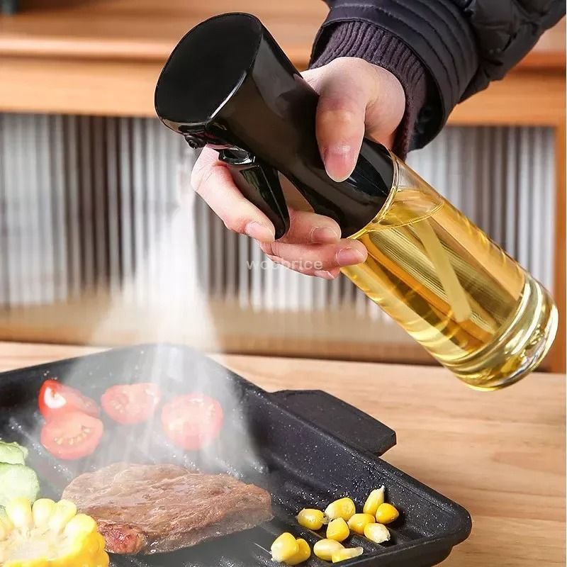 Oil Spray Bottle for Cooking and Baking 200ml and 300ml Kitchen Oil Mister