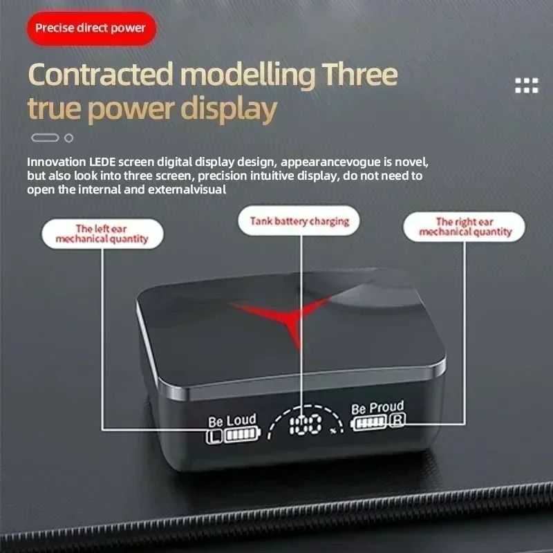 Wireless TWS Bluetooth Earphones with Touch Control and Mic