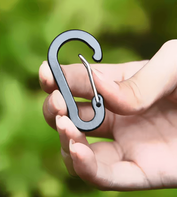 Aluminum Alloy Carabiner Keychain Set Lightweight Outdoor Clip Hooks