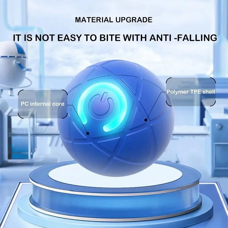 Interactive Automatic Rolling Dog Toy Ball Rechargeable Pet Play Ball