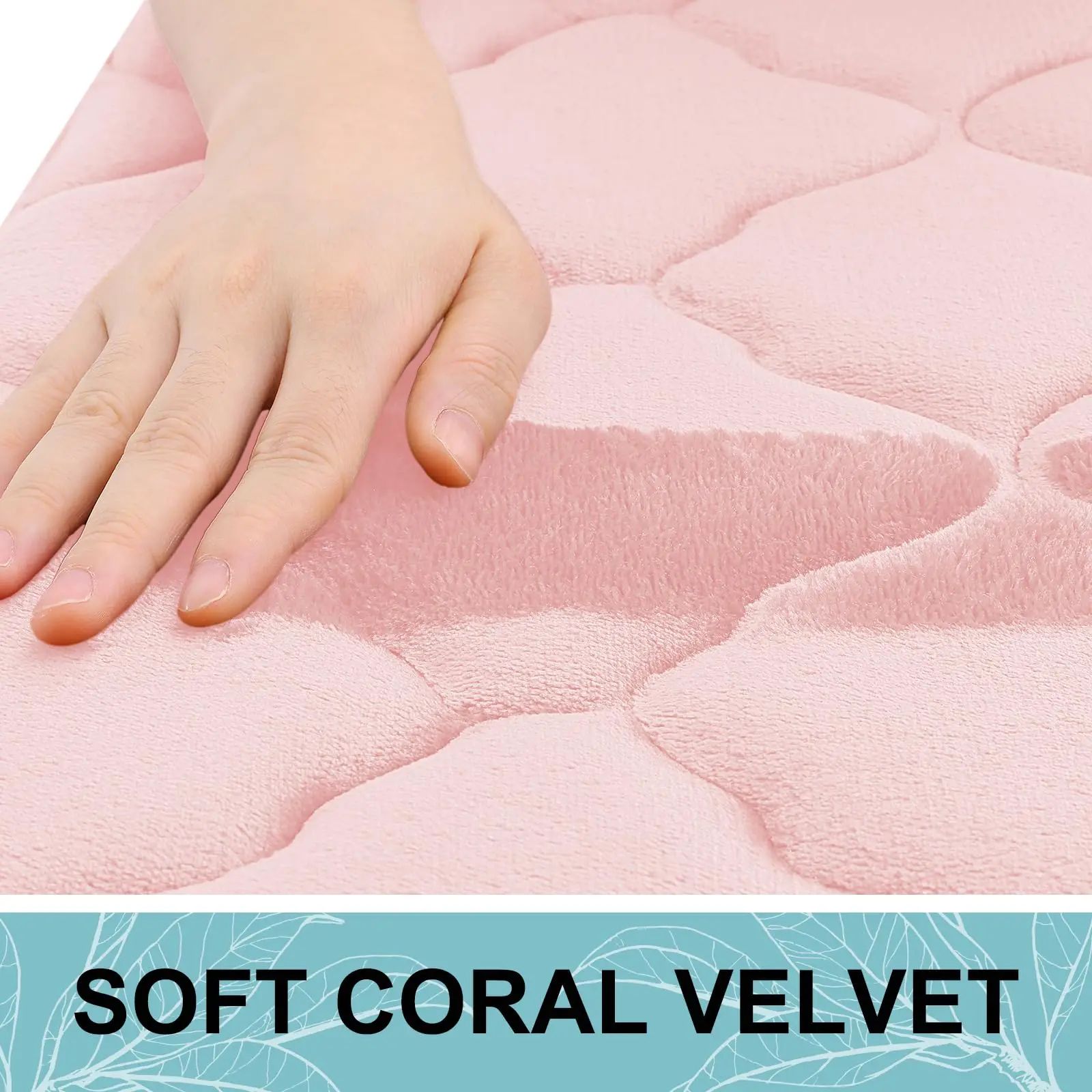 Homaxy Memory Foam Bath Mat – Non-Slip Absorbent Bathroom Rug with Soft Thick Cushion