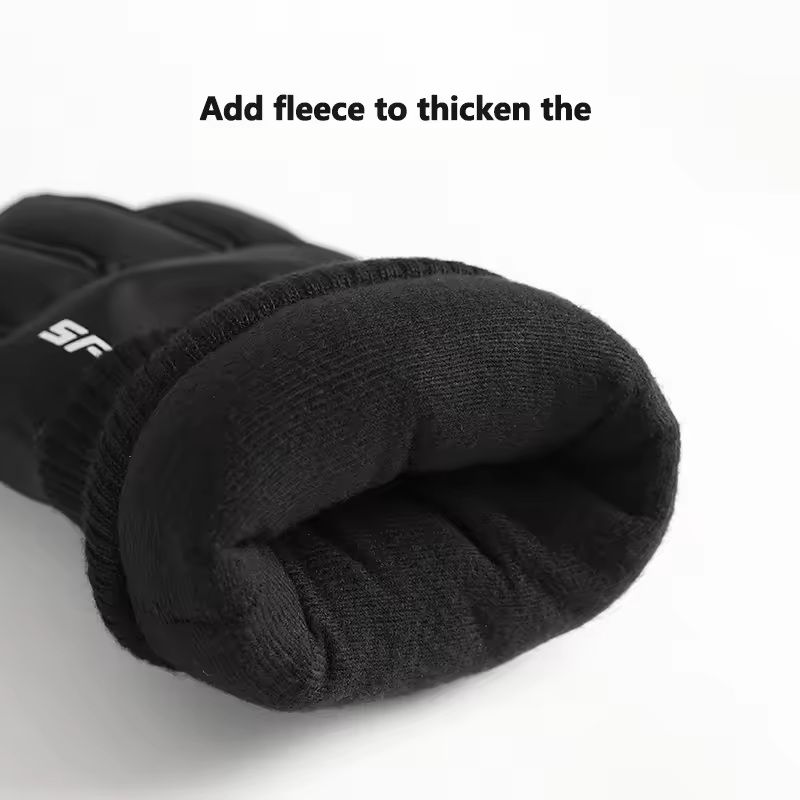 Waterproof Thermal Ski Gloves with Touch Screen Design