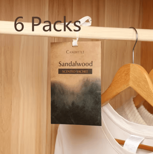 6-Pack Luxury Scented Sachet Set LongLasting Scented Sachets for Closet & Home Freshness