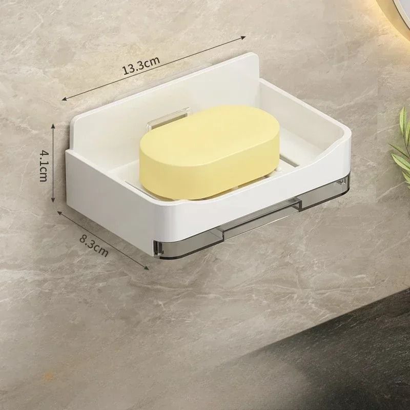 Free-Punching Wall Mounted Double Layer Soap Holder