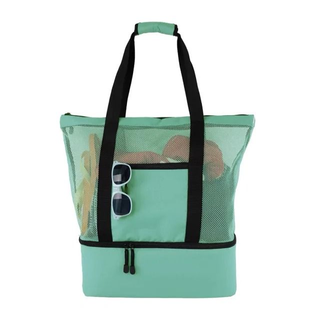 High-Capacity Mesh Picnic and Beach Bag