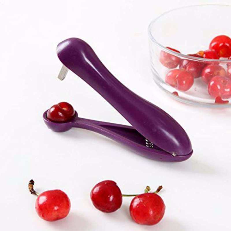 Easy Press Cherry Pitter and Olive Seed Remover Tool