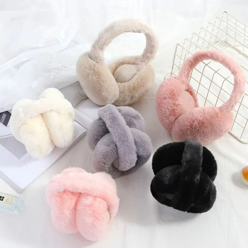 CozyFold Plush Winter Earmuffs for Women & Men