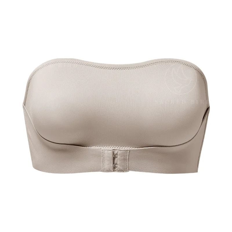 Effective Slip-proof Side One Piece Padded Ice Silk Seamless Strapless Bra