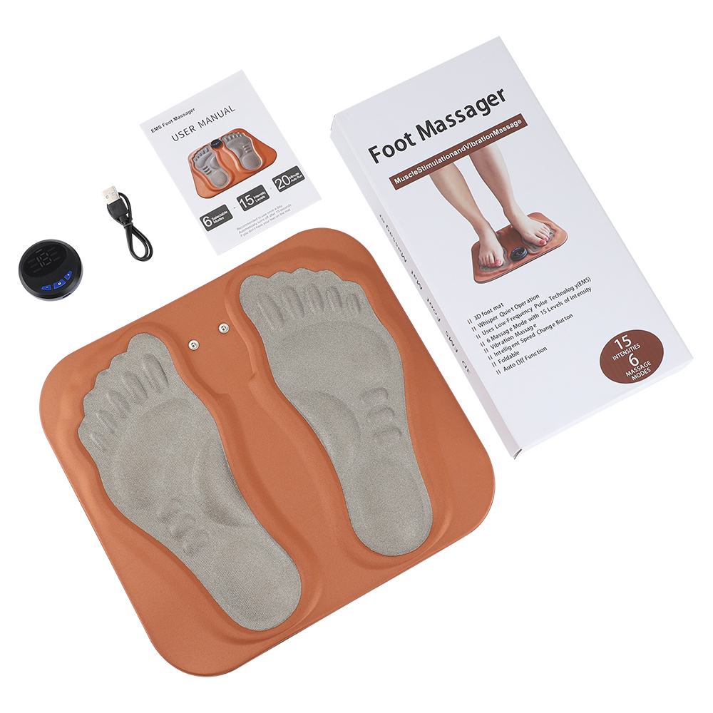 Feet Massager 3D Smart Foot Massage Pad, 6 Modes 15 Levels, Relax Muscles Improve Blood Circulation Slim Legs
