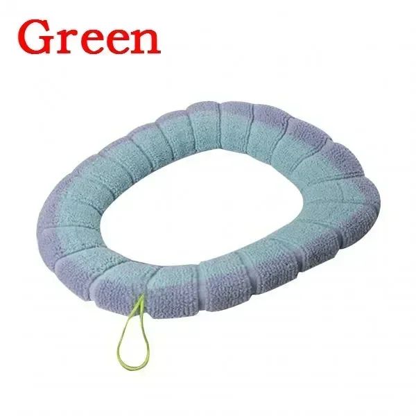 Thickened Toilet Seat Cover Pad – Warm, Washable & Non-Slip Soft Toilet Seat Cover