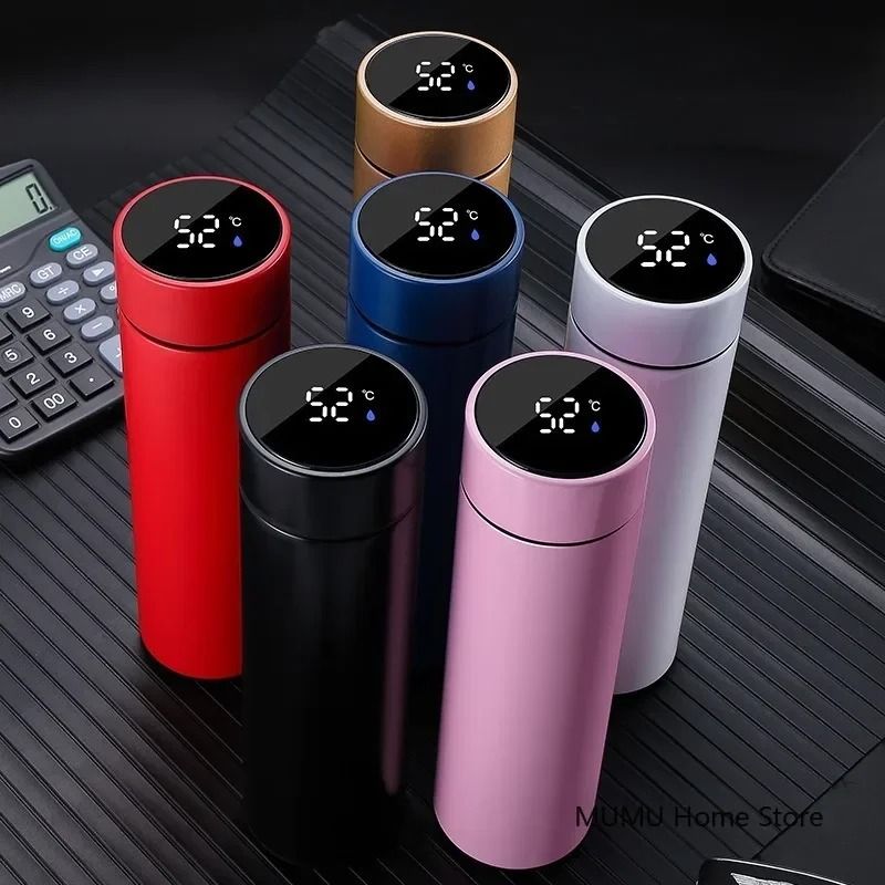 Intelligent LED Temperature Display Thermos Bottle for Hot and Cold Drinks