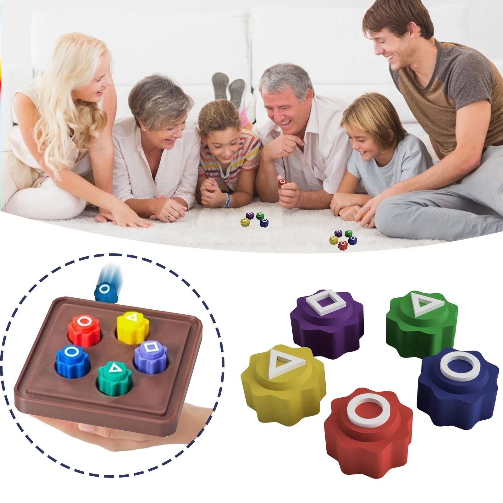 Korean Traditional Folk Game Set Family Travel Play Kit