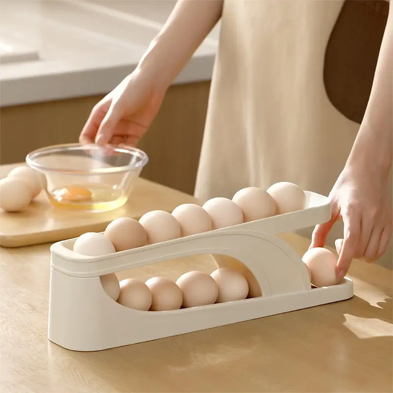 Automatic Scrolling Egg Rack Holder
