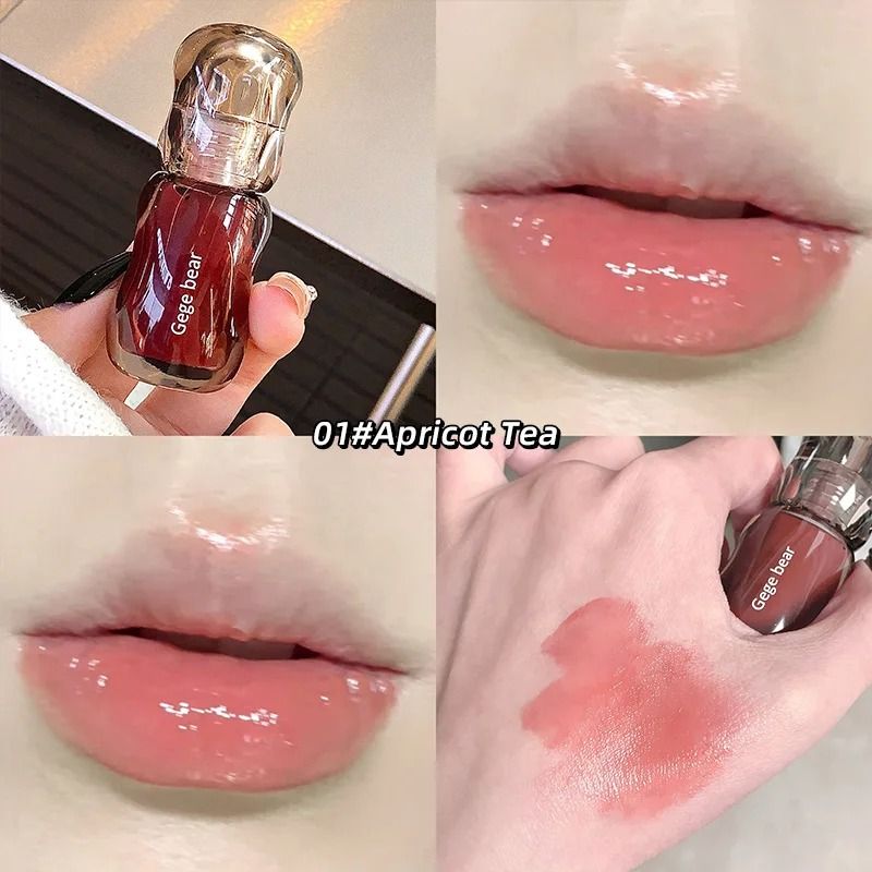 Gege Bear Crystal Gloss Lip Tint Hydrating Mirror Shine Finish