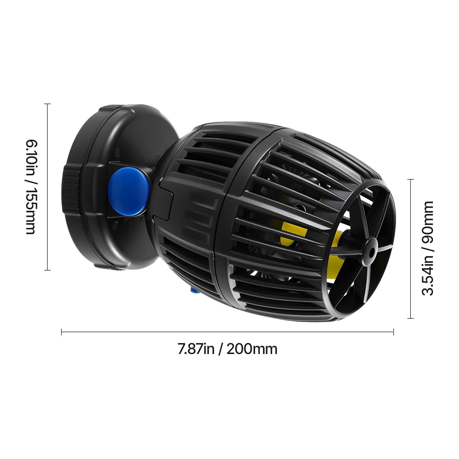 Aquarium Wave Maker Pump with Controller Magnetic Base GPH
