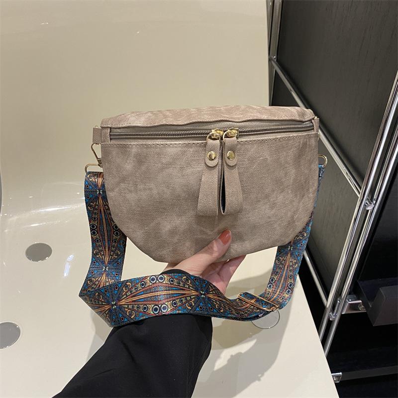 Stylish PU Leather Hobo Satchel Chest Bag Luxury Womens Fashion Waist Pack