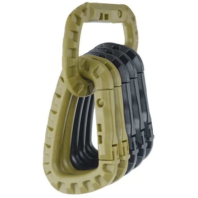 TrailLock Tactical Carabiner Clip Set Quick Hook Gear Keychain
